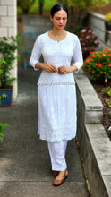 Load image into Gallery viewer, Lakhnawi white kurta Only