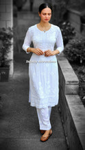 Load image into Gallery viewer, Lakhnawi white kurta Only