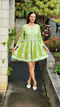 Load image into Gallery viewer, Green lakhnawi dress