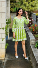 Load image into Gallery viewer, Green lakhnawi dress