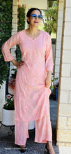 Load image into Gallery viewer, Peach Lakhnawi kurta set