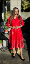 Load image into Gallery viewer, Gajji silk dress