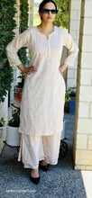 Load image into Gallery viewer, Beige lakhnawi kurta set