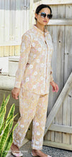 Load image into Gallery viewer, Light yellow Printed lakhnawi coordset