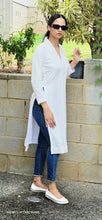 Load image into Gallery viewer, Premium White lakhnawi kurta only