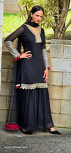 Load image into Gallery viewer, Black designer gahara suit