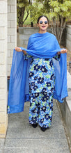 Load image into Gallery viewer, Blue floral Farsi salwar suit