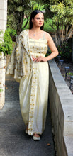 Load image into Gallery viewer, 3 piece drape skirt set