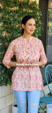 Load image into Gallery viewer, Pink and orange kurti