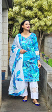 Load image into Gallery viewer, Blue pant suit