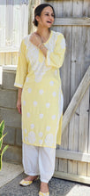 Load image into Gallery viewer, Light yellow kurta only