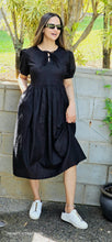 Load image into Gallery viewer, Black Poplin dress