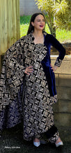 Load image into Gallery viewer, Navy Farshi salwar heavy velvet suit