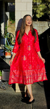 Load image into Gallery viewer, Gajji silk dress