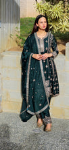 Load image into Gallery viewer, Bottle green Frock suit