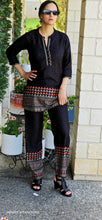 Load image into Gallery viewer, BLACK GAJI SILK COORDSET