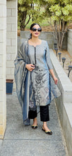 Load image into Gallery viewer, Grey black boutiqe suit