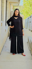 Load image into Gallery viewer, Self emroidery black suit (Takiing pre orders)