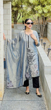 Load image into Gallery viewer, Grey black boutiqe suit