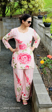 Load image into Gallery viewer, Pink khadi cotton silk coord set