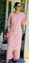 Load image into Gallery viewer, Peach Lakhnawi kurta set