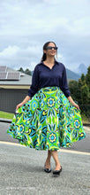 Load image into Gallery viewer, 2 piece Navy skirt set