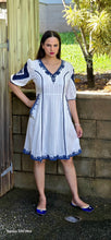 Load image into Gallery viewer, Blue and white dress
