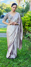 Load image into Gallery viewer, Blush pink saree