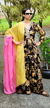 Load image into Gallery viewer, 3 piece peplum style plazo suit