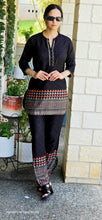 Load image into Gallery viewer, BLACK GAJI SILK COORDSET
