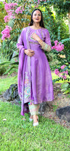 Load image into Gallery viewer, Pure shimmer lilac frock suit
