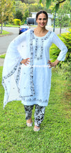 Load image into Gallery viewer, Black white salwar suit