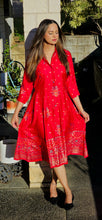 Load image into Gallery viewer, Gajji silk dress