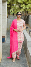 Load image into Gallery viewer, Peach Afghani salwar suit