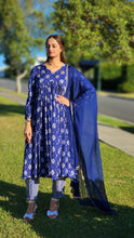 Load image into Gallery viewer, Navy Aliya style frock suit
