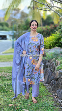 Load image into Gallery viewer, Lilac Pure Muslin pant suit
