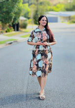 Load image into Gallery viewer, Rose floral Midi dress
