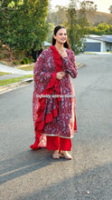 Load image into Gallery viewer, Suhagan red Niyara style suit
