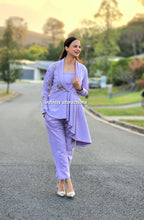 Load image into Gallery viewer, Lilac Velvet 3 piece coord set
