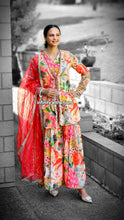 Load image into Gallery viewer, 4 piece designer Sharara suit
