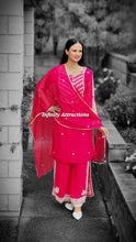 Load image into Gallery viewer, Magenta stylish Plazo suit
