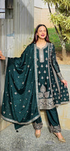Load image into Gallery viewer, Bottle green Frock suit
