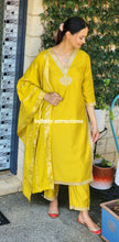 Load image into Gallery viewer, Mehndi pant suit
