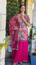 Load image into Gallery viewer, Heavy mirror work embroidery lengha suit
