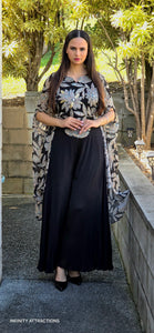 Black floral 3 piece cordset (available on pre booking)