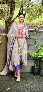 Pakistani style frock suit