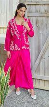 Load image into Gallery viewer, 3 piece designer skirt set with jacket
