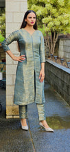 Load image into Gallery viewer, Grey Kheen khab coordset
