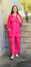 Load image into Gallery viewer, Magenta pink Heavy rayon coordset
