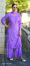 Load image into Gallery viewer, Lakhnawi lilac purple suit
